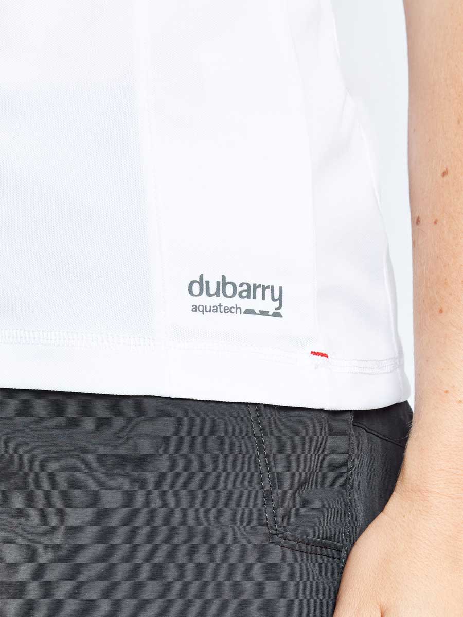 DUBARRY Riviera Womens Short-Sleeve Technical Polo - White