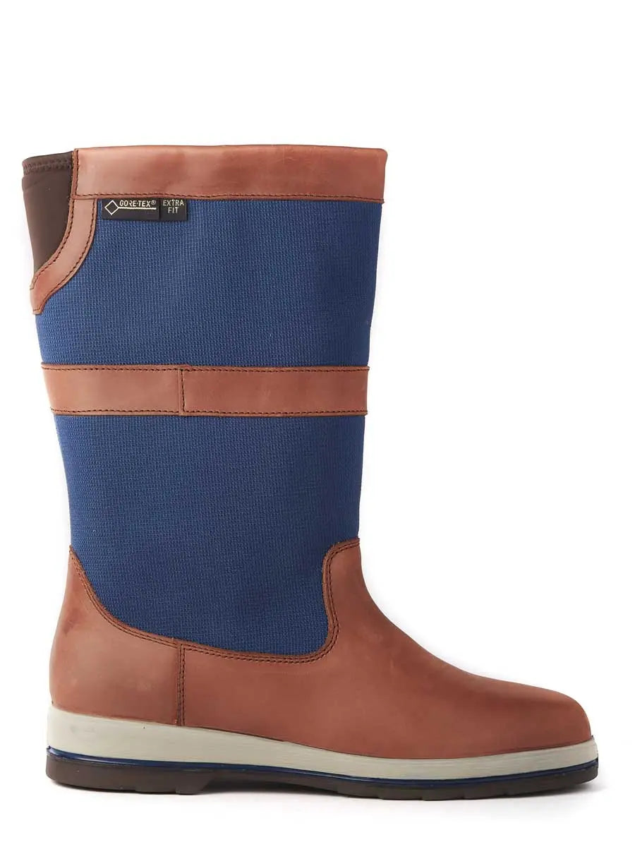 DUBARRY Shamrock ExtraFit Sailing Boots - GORE-TEX - Navy & Brown