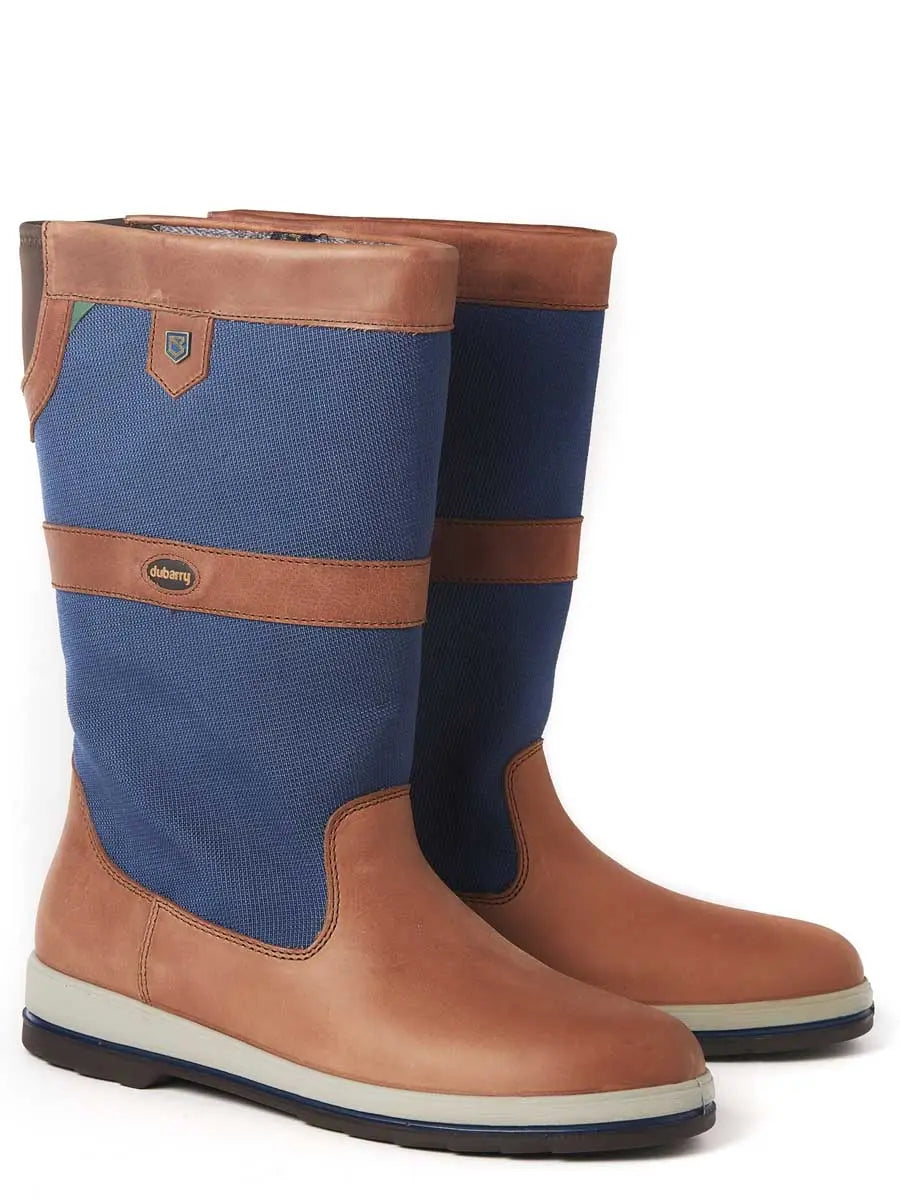 DUBARRY Shamrock Sailing Boots - GORE-TEX - Navy & Brown
