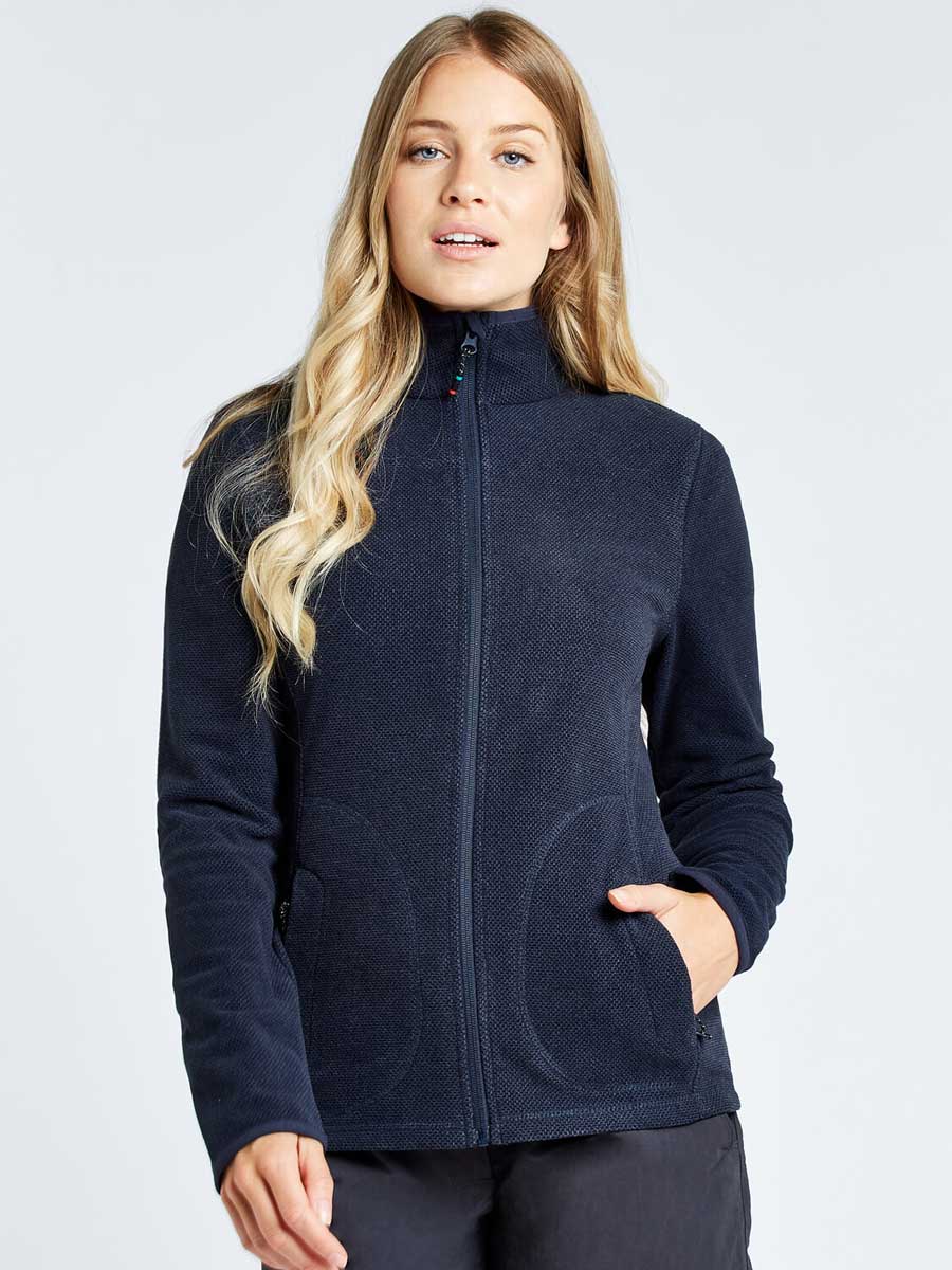 DUBARRY Sicily Womens Full-Zip Technical Fleece - Navy