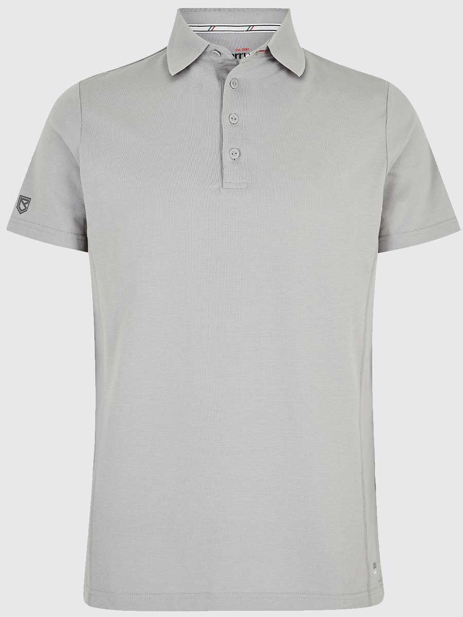 DUBARRY Sorrento Unisex Short-Sleeved Technical Polo - Platinum Dubarry