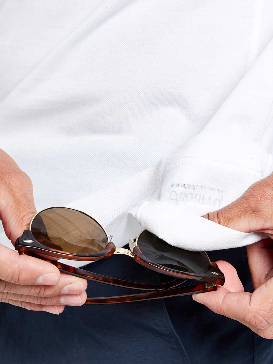 DUBARRY Sorrento Unisex Short-Sleeved Technical Polo - White