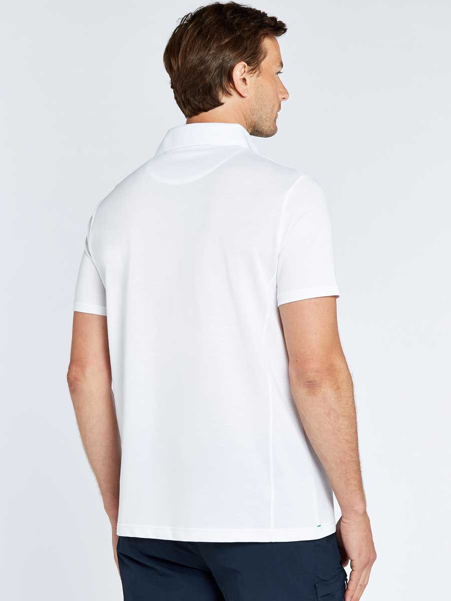 DUBARRY Sorrento Unisex Short-Sleeved Technical Polo - White