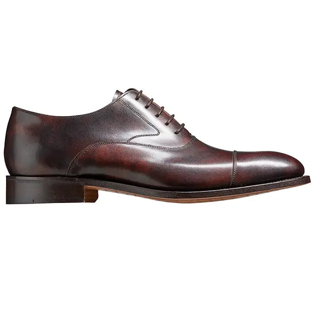 BARKER Falsgrave Shoes - Mens Oxford - Dark Brown Shadow Calf Barker Shoes