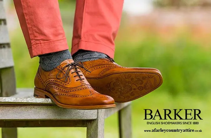 Get The Look: Barker Shoes Mcclean Cedar Calf & Paisley Laser