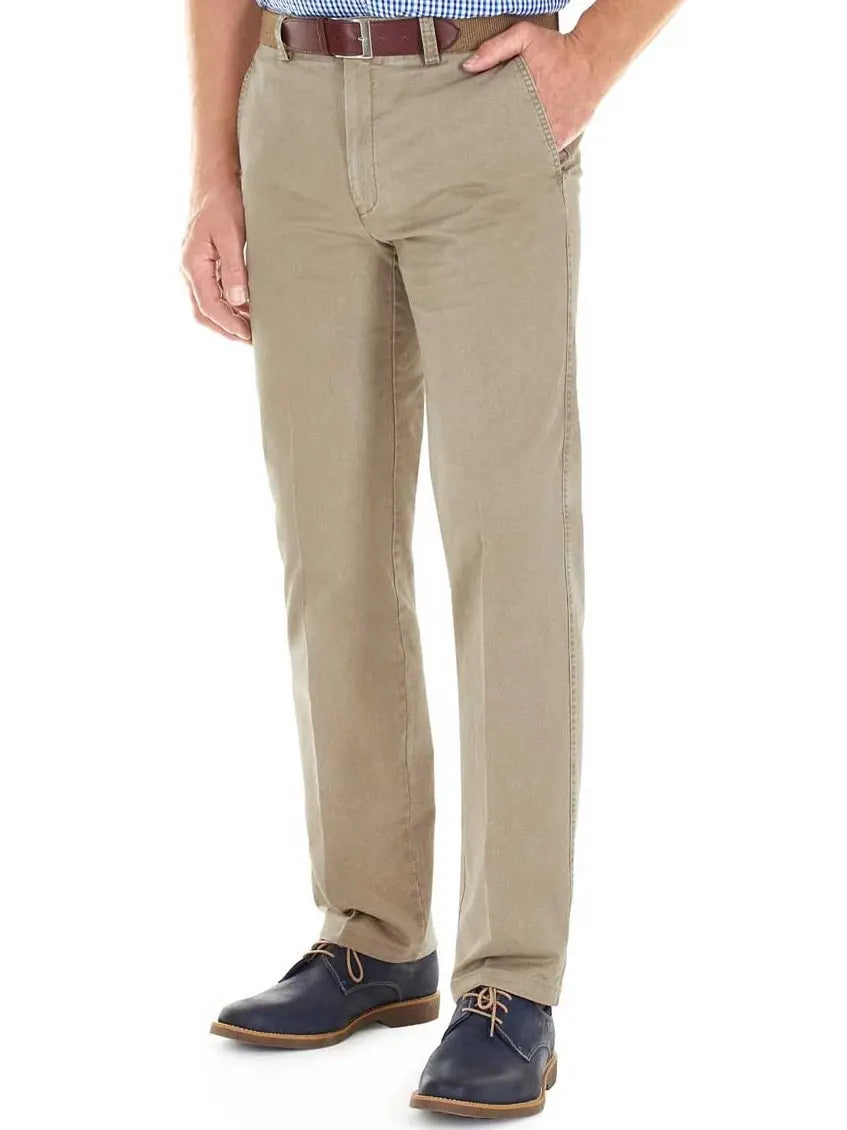 GURTEEN Chinos - Longford Summer Stretch Cotton - Stone