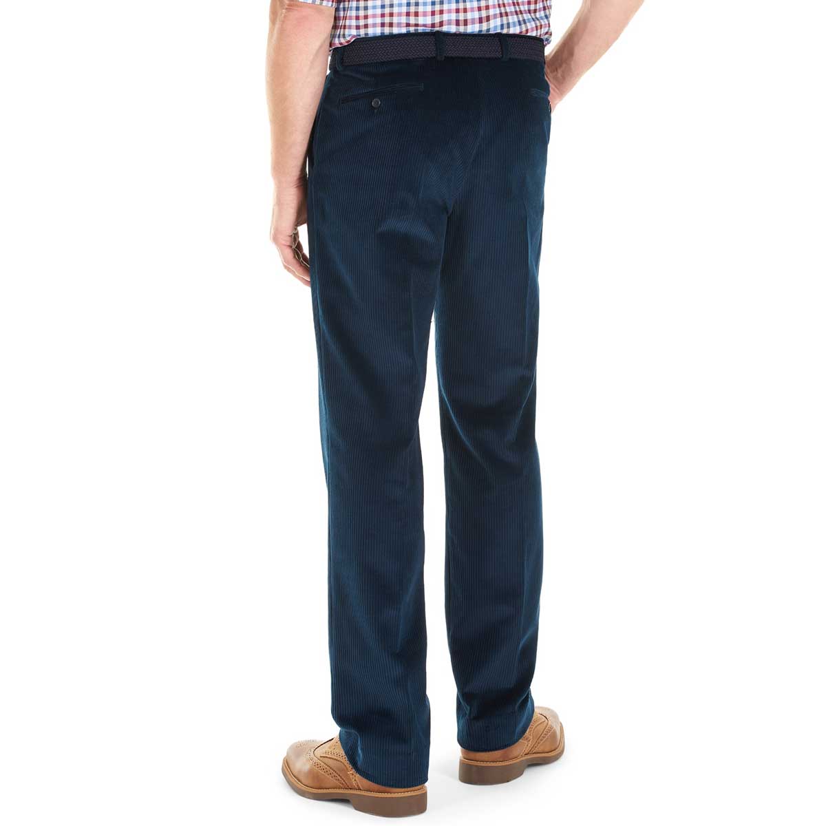 Gurteen - Verona Stretch Cord Trousers - Navy