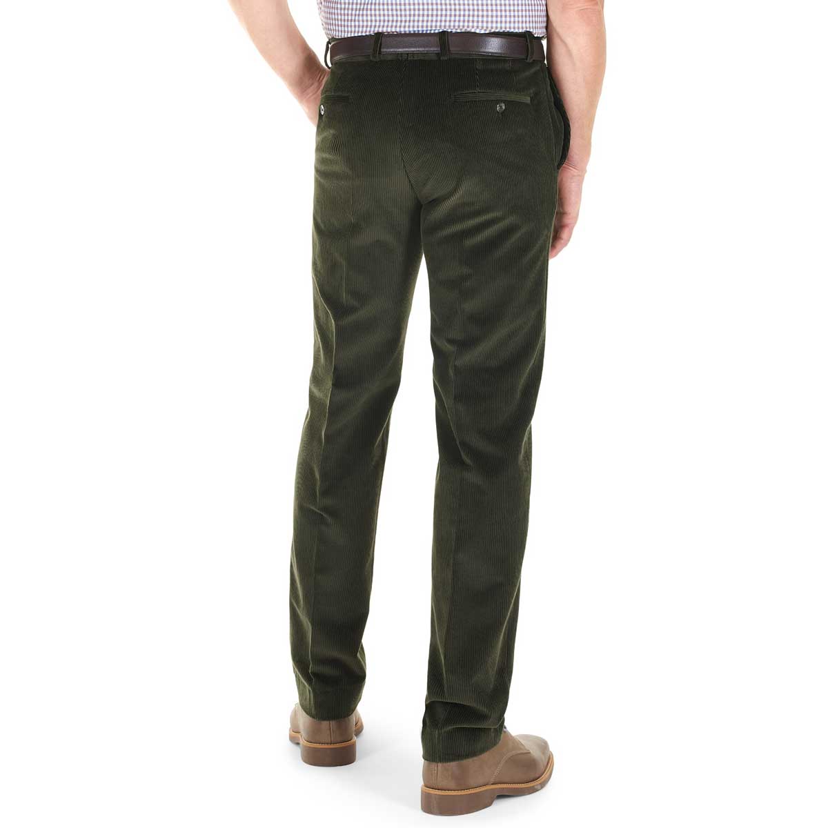 Gurteen - Verona Stretch Cord Trousers - Olive