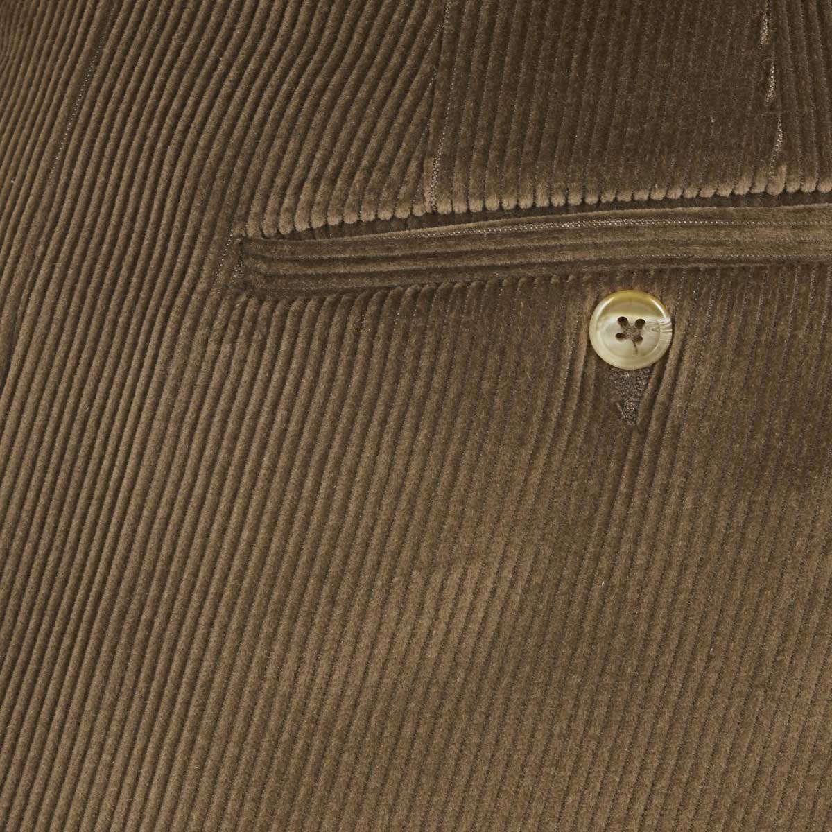 Gurteen - Verona Stretch Cord Trousers - Suede