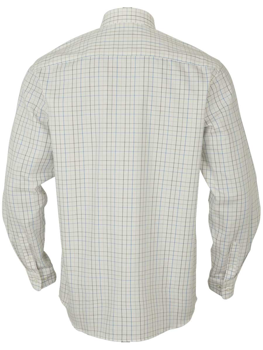 HARKILA Allerston Shirt - Mens 100% Cotton - Strong Blue/White