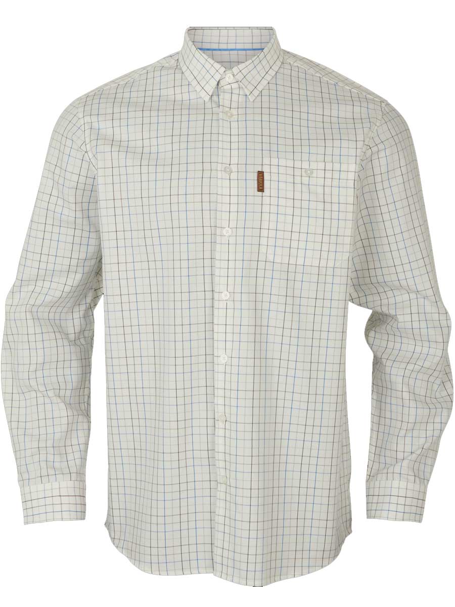HARKILA Allerston Shirt - Mens 100% Cotton - Strong Blue/White