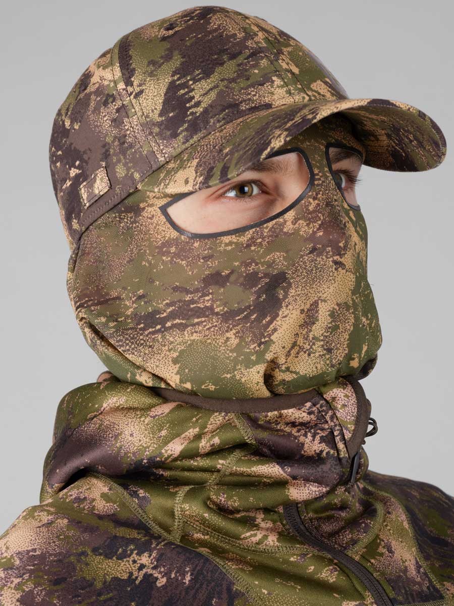 HARKILA Deer Stalker Camo Cap with Mesh Visor - AXIS MSP Forest Green