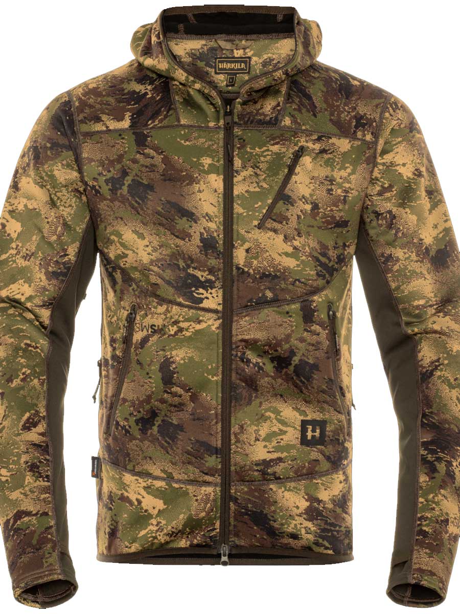 HARKILA Deer Stalker Camo Fleece Hoodie - Mens - AXIS MSP Forest Harkila