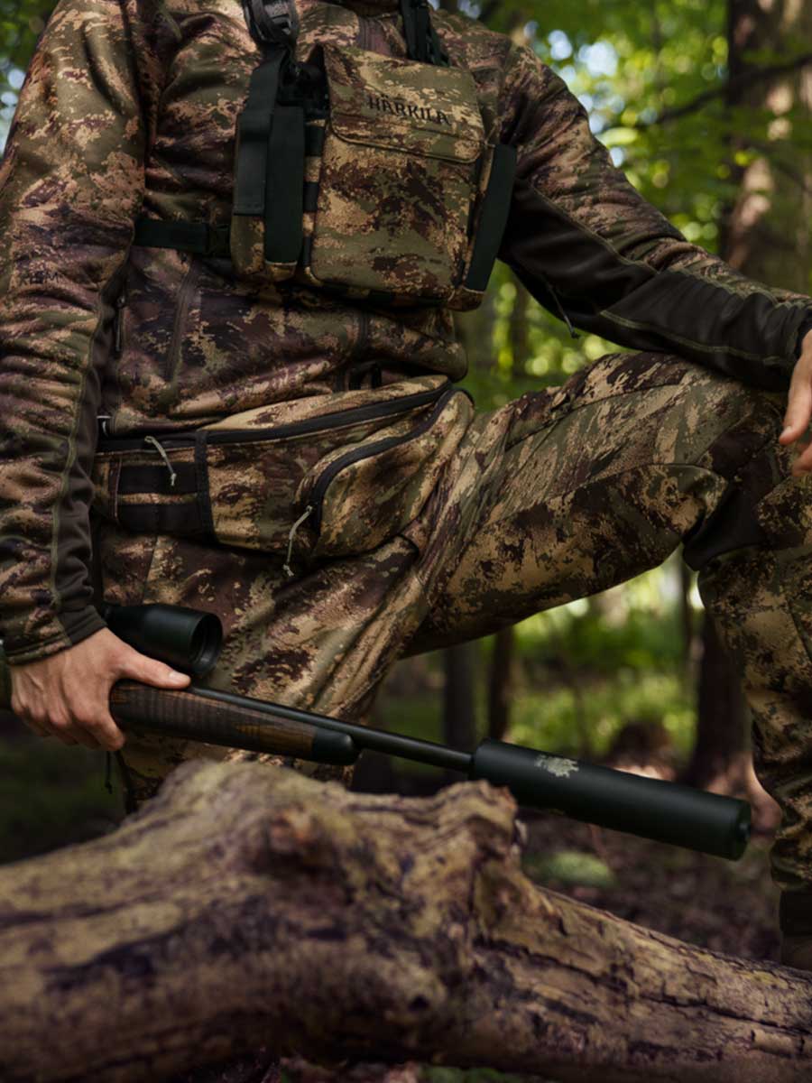 Deer Stalker Camo Light Trousers - Mens - AXIS MSP Forest green Harkila