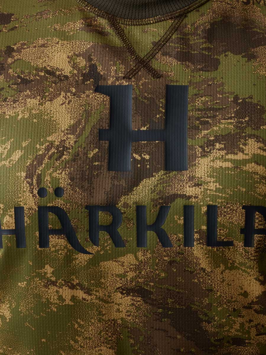 HARKILA Deer Stalker Camo Long Sleeve T-Shirt - Mens - AXIS MSP Forest green