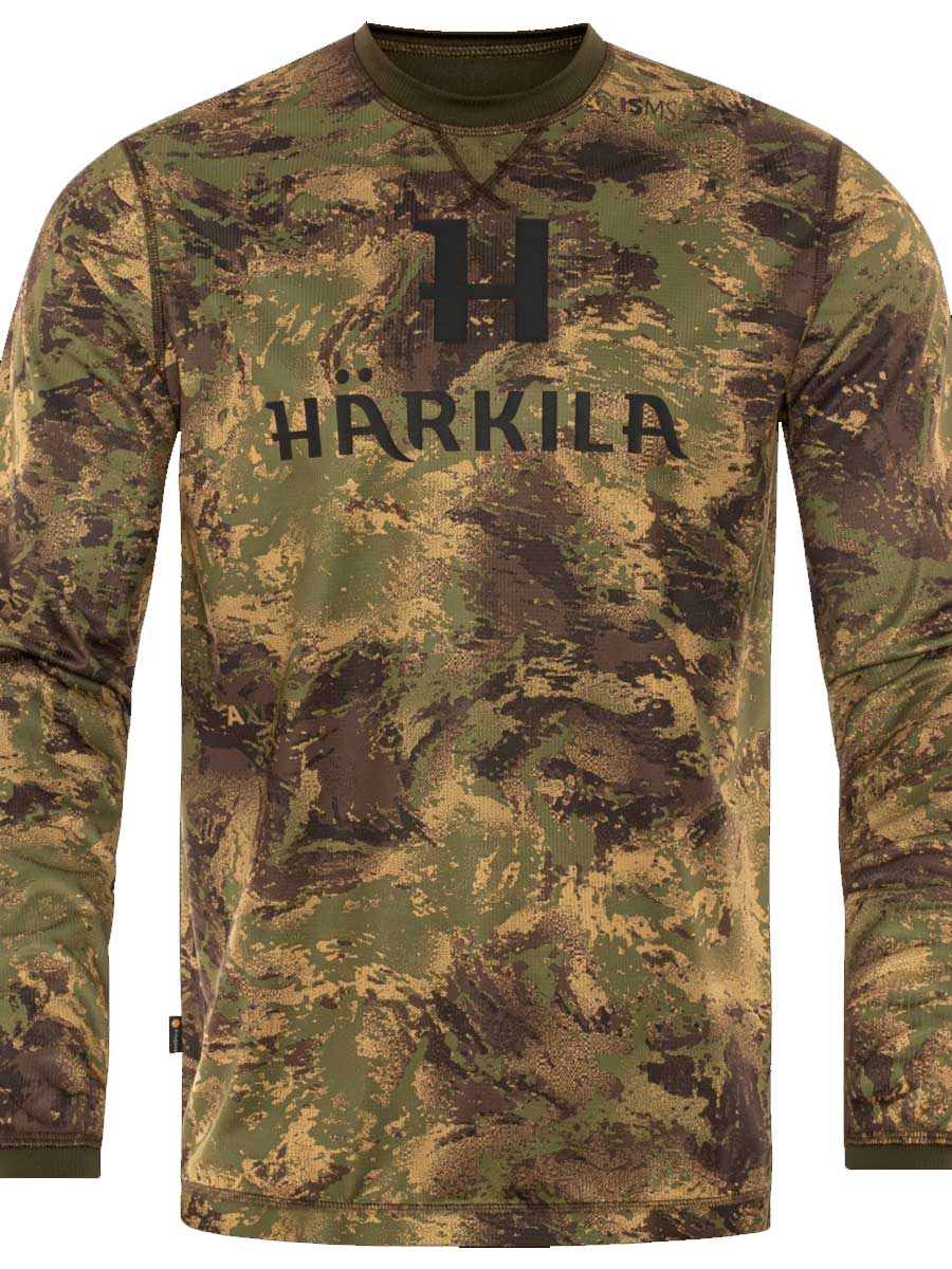 HARKILA Deer Stalker Camo Long Sleeve T-Shirt - Mens - AXIS MSP Forest green