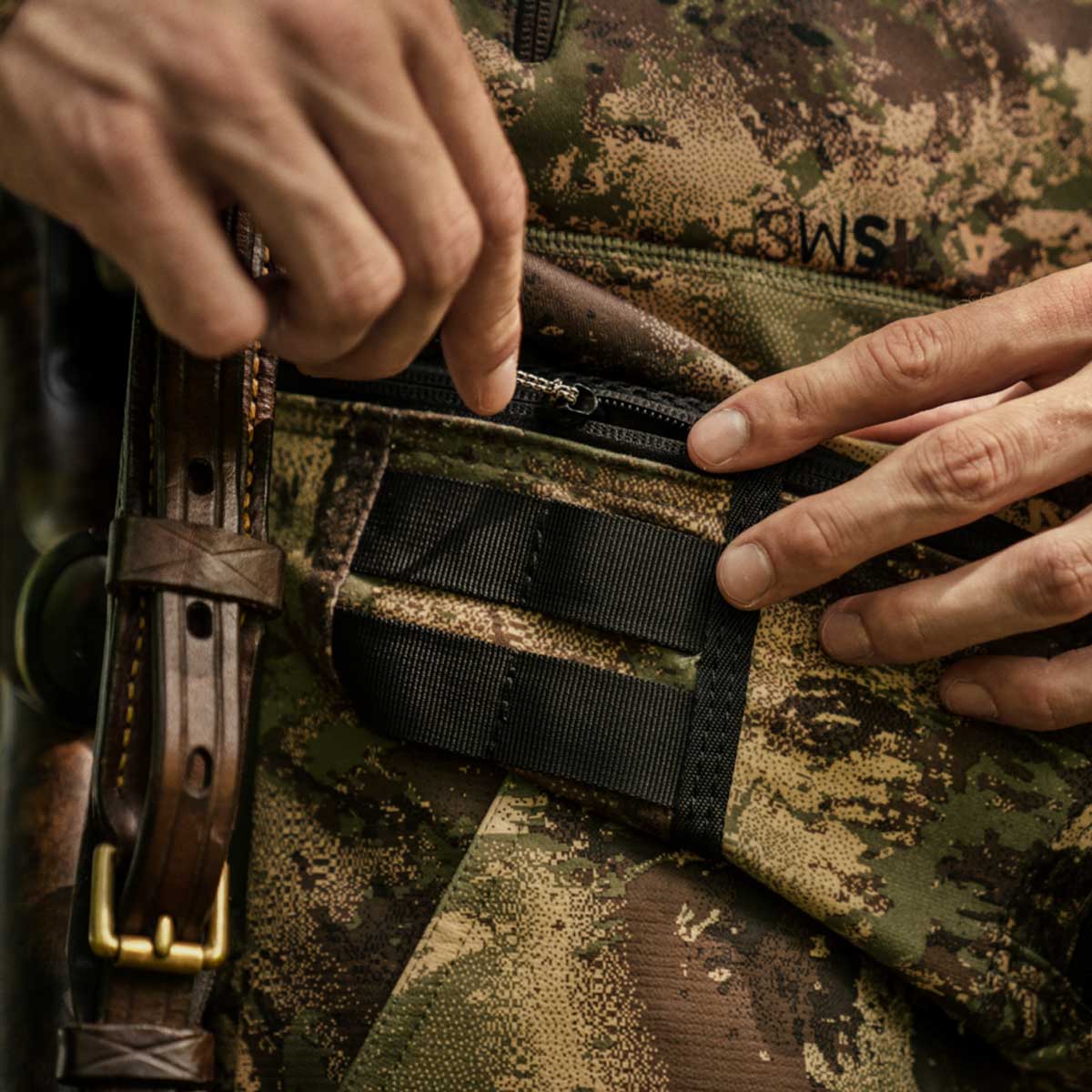 HARKILA Deer Stalker Camo Waist Bag - AXIS MSP Forest Green