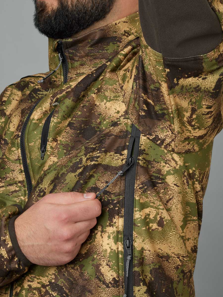 HARKILA Deer Stalker Camo WSP Fleece Jacket - Mens - AXIS MSP Forest