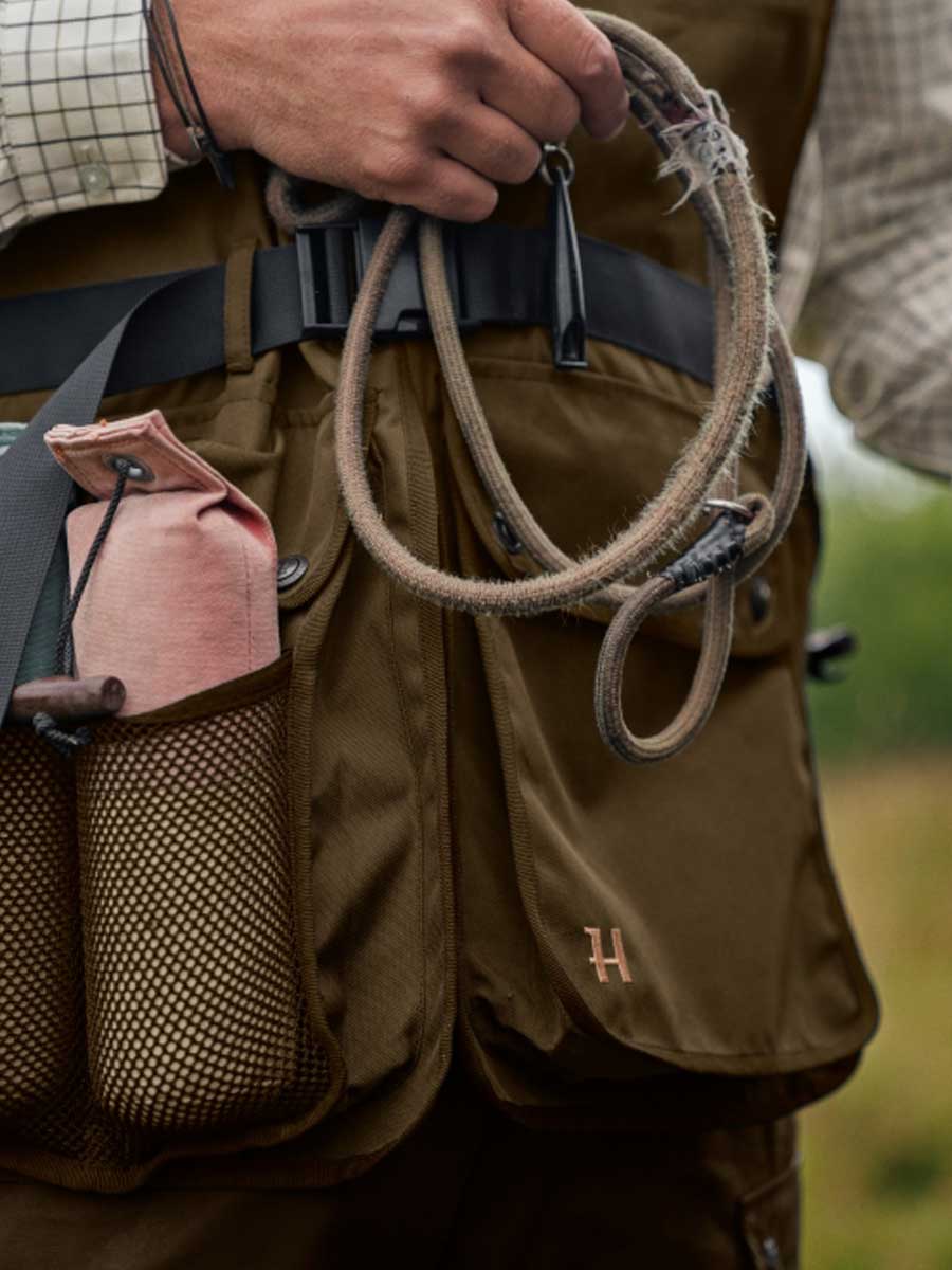 HARKILA Dummy Waistcoat - Mens - Warm Olive