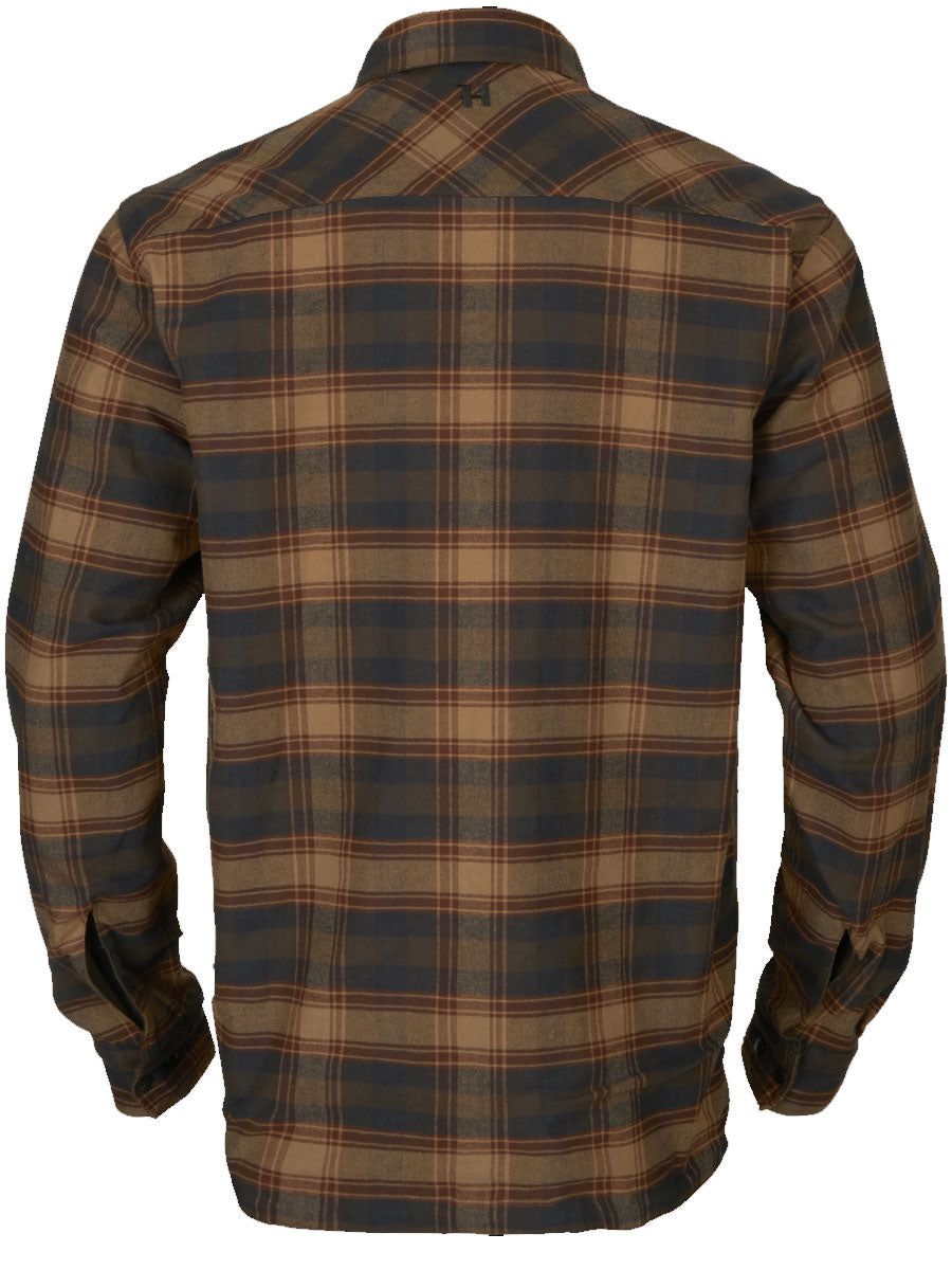 HARKILA Eirik Reversible Shirt Jacket - Mens - Dark Warm Olive/Burgundy