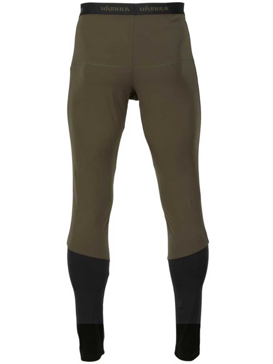 HARKILA Heat Control Long Johns - Mens - Willow Green & Black Harkila