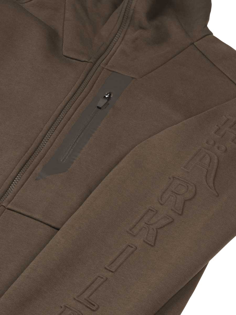 HARKILA Hoodie - Mens Full Zip - Slate Brown