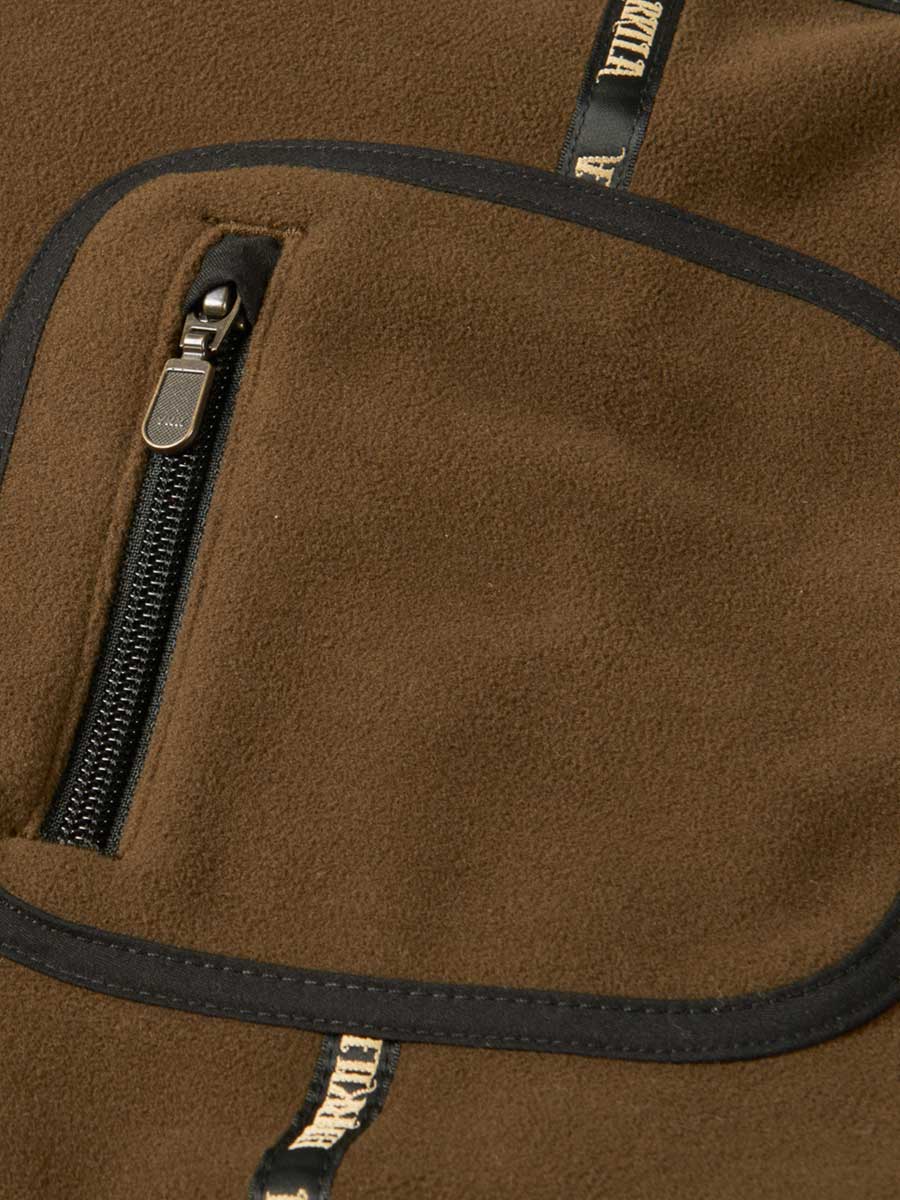 HARKILA Kamko Fleece - Mens Reversible Windstopper - Hunting Green/Orange Blaze