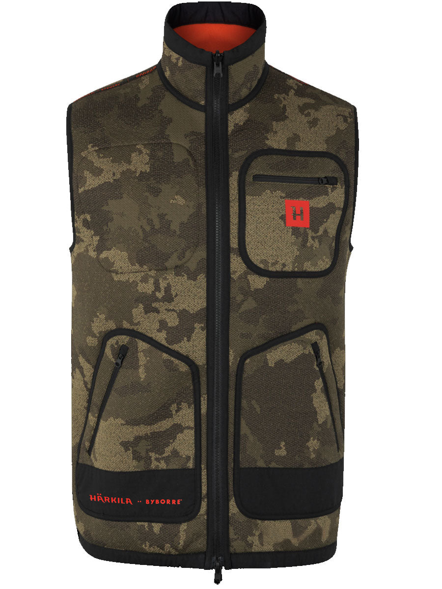 HARKILA Kamko Pro Edition Reversible Waistcoat - Mens - AXIS MSP Limited Edition/Orange Harkila