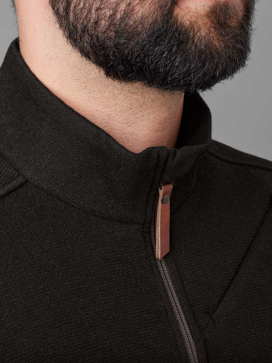HARKILA Metso Full Zip Sweater - Mens - Shadow Brown