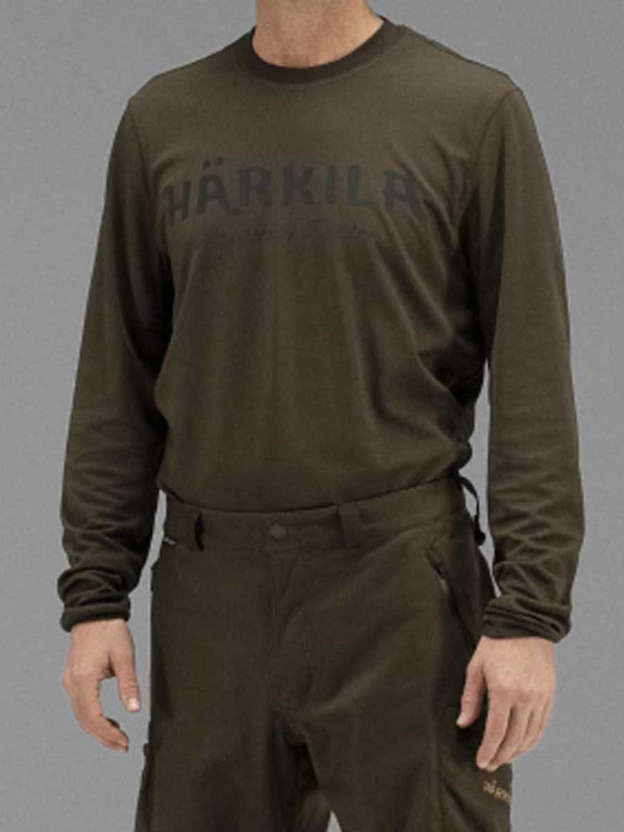 HARKILA Mountain Hunter Long Sleeve T-shirt - Mens - Hunting Green