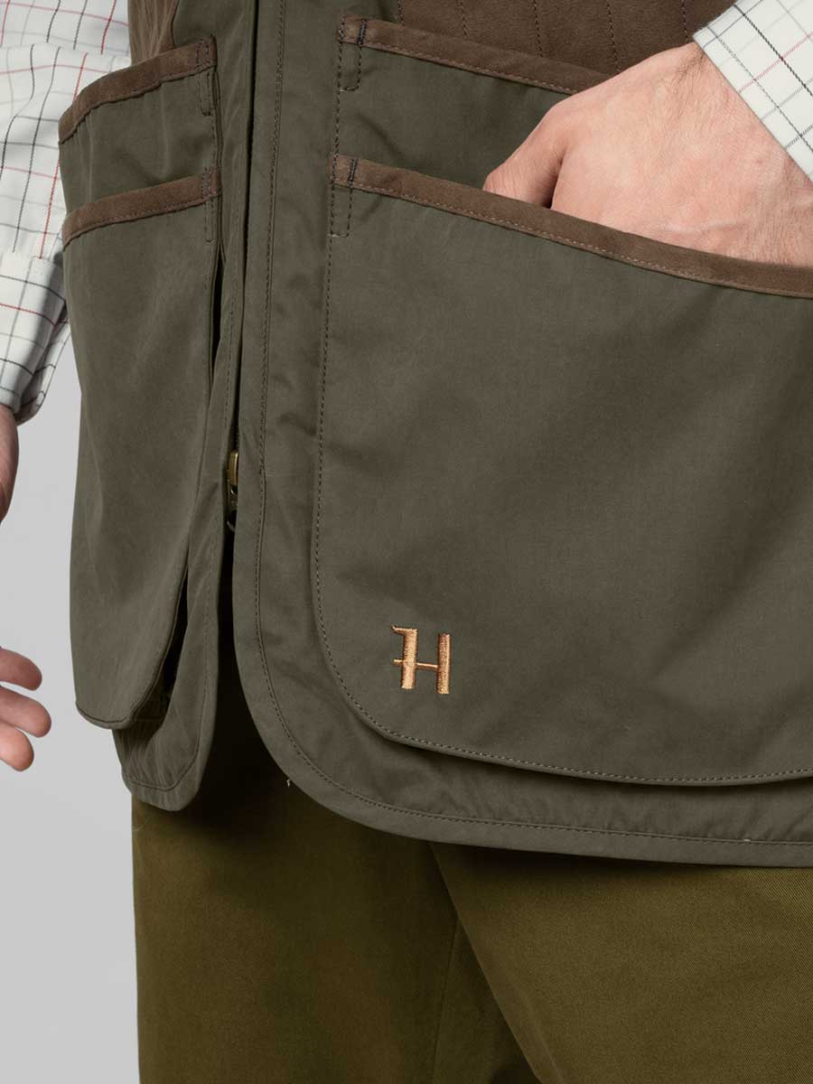 40% OFF HARKILA Rannoch HSP Windproof Shooting Waistcoat - Mens Windproof Lining - Willow Green- SIZE: CHEST 44" (EU54) Harkila