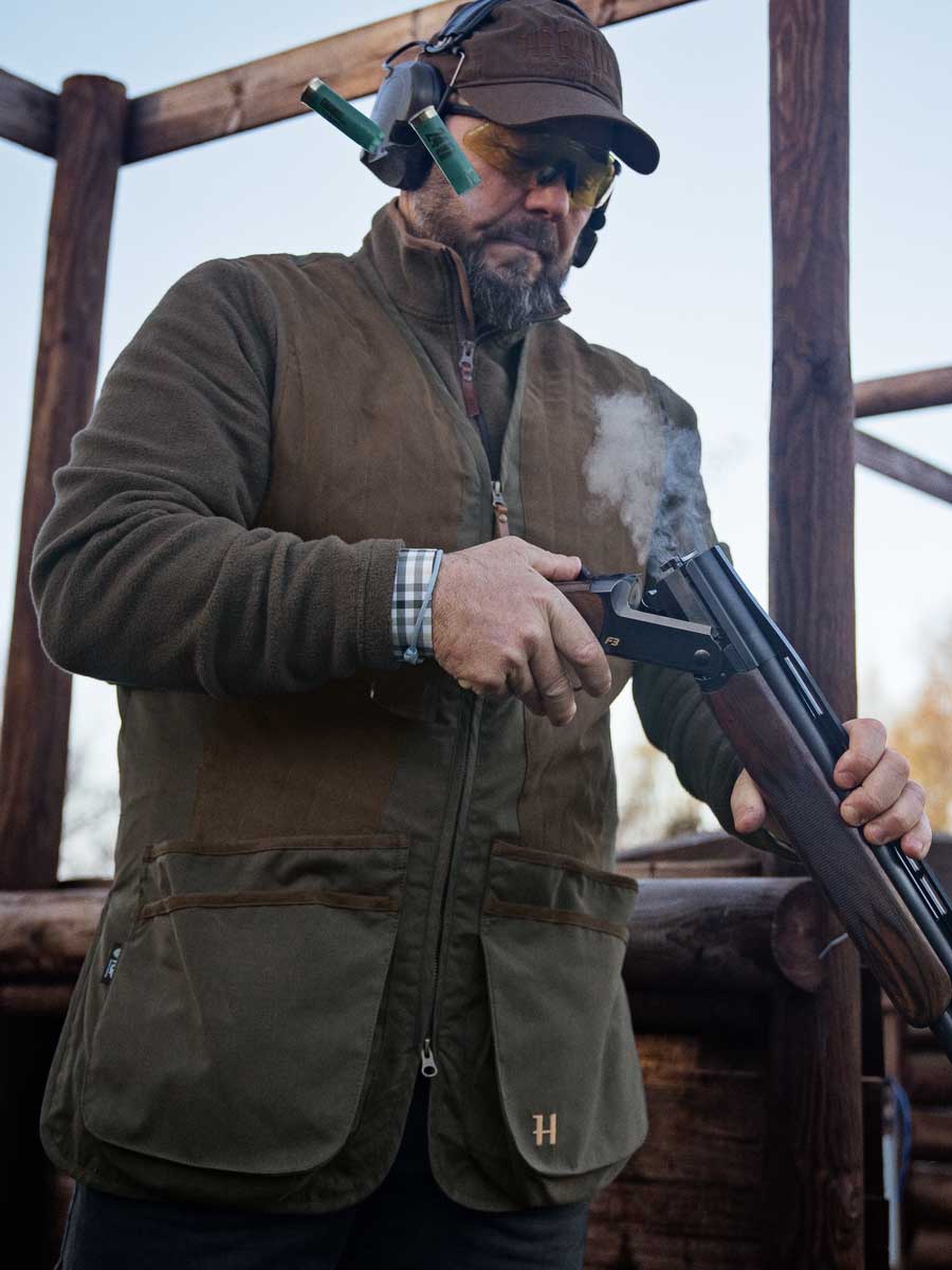 40% OFF HARKILA Rannoch HSP Windproof Shooting Waistcoat - Mens Windproof Lining - Willow Green- SIZE: CHEST 44" (EU54) Harkila