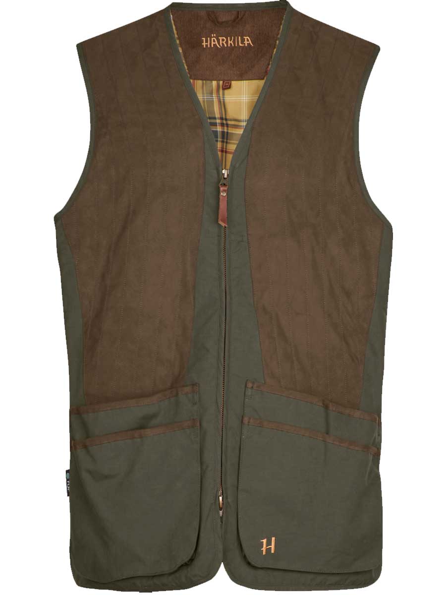 40% OFF HARKILA Rannoch HSP Windproof Shooting Waistcoat - Mens Windproof Lining - Willow Green- SIZE: CHEST 44" (EU54) Harkila