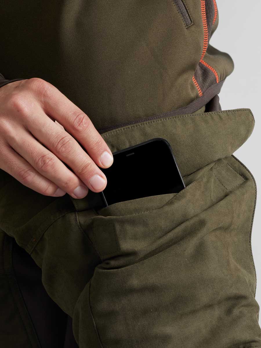 HARKILA Scandinavian Trousers - Mens - Willow Green / Deep Brown