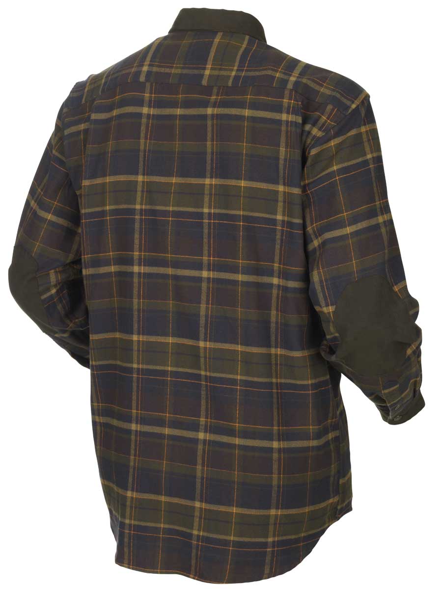 HARKILA Shirts - Mens Pajala Brushed Cotton - Mellow Brown Check