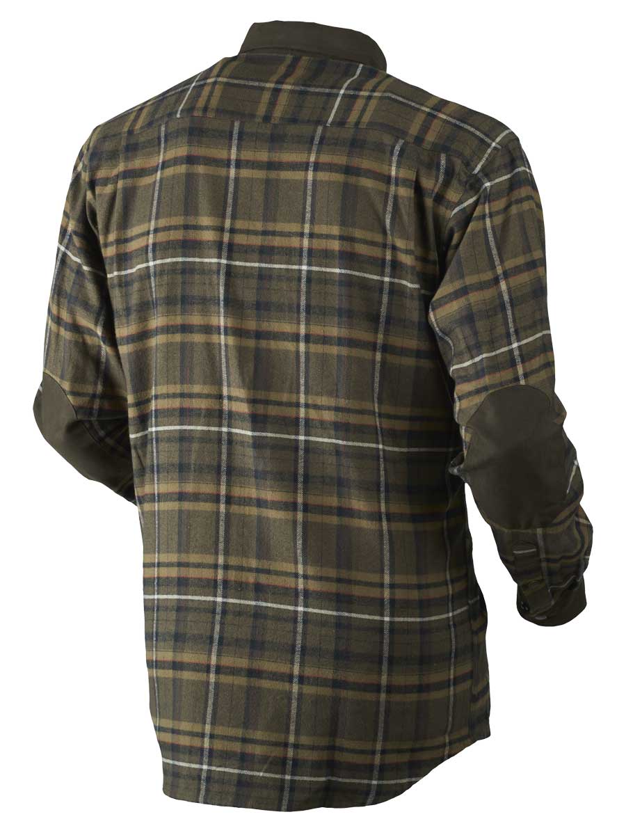 HARKILA Shirts - Mens Pajala Brushed Cotton - Willow Green Check