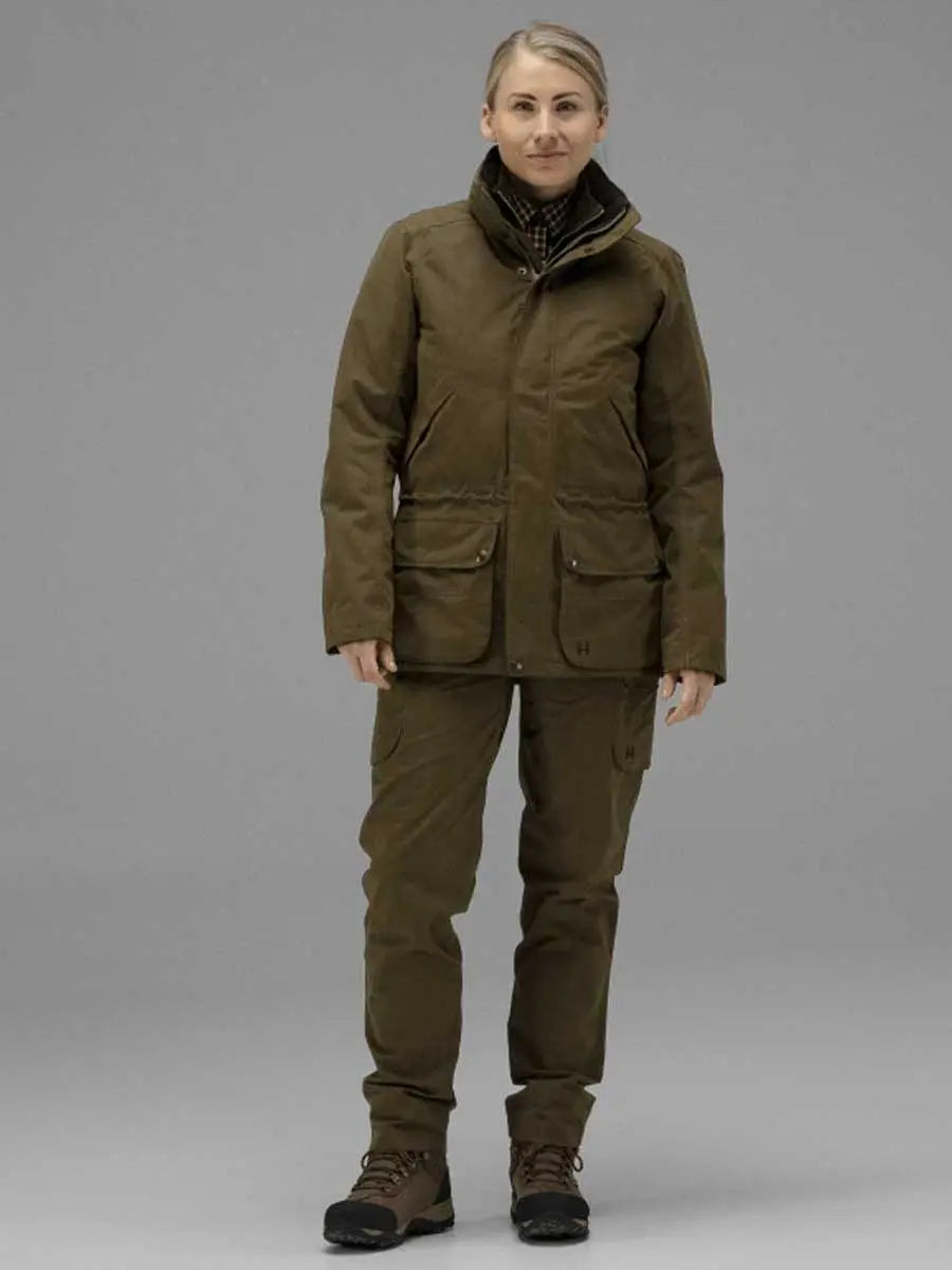 HARKILA Shooting Jacket - Ladies Retrieve - Warm Olive