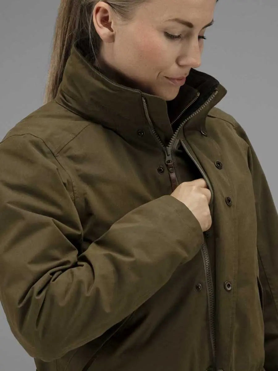HARKILA Shooting Jacket - Ladies Retrieve - Warm Olive