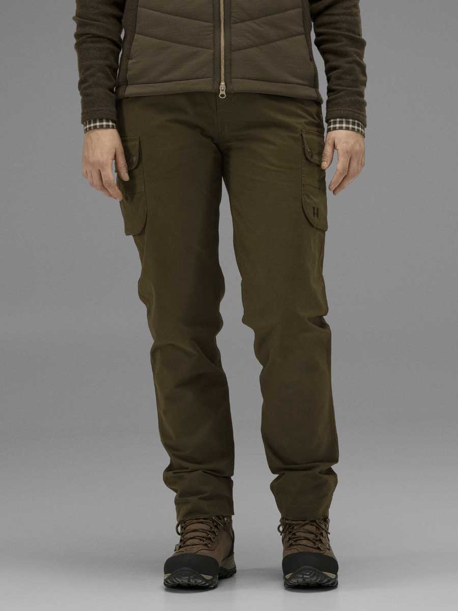50% OFF HARKILA Retrieve Trousers - Ladies - Warm Olive - Size: UK 16 (2XL) Harkila