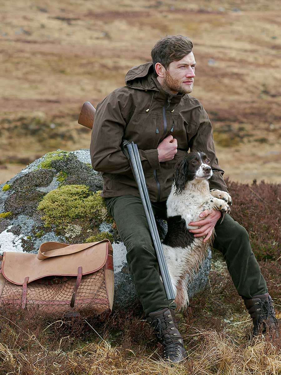 HOGGS OF FIFE Lightweight W/P Shooting Jacket - Mens - Brown
