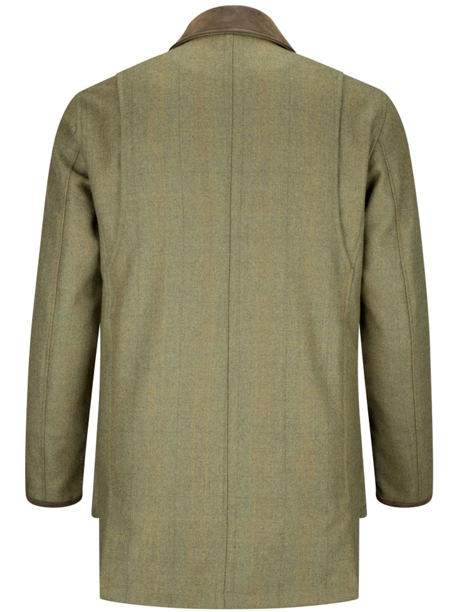 HOGGS OF FIFE Mens Kinloch Technical Tweed Field Coat - Autumn Bracken