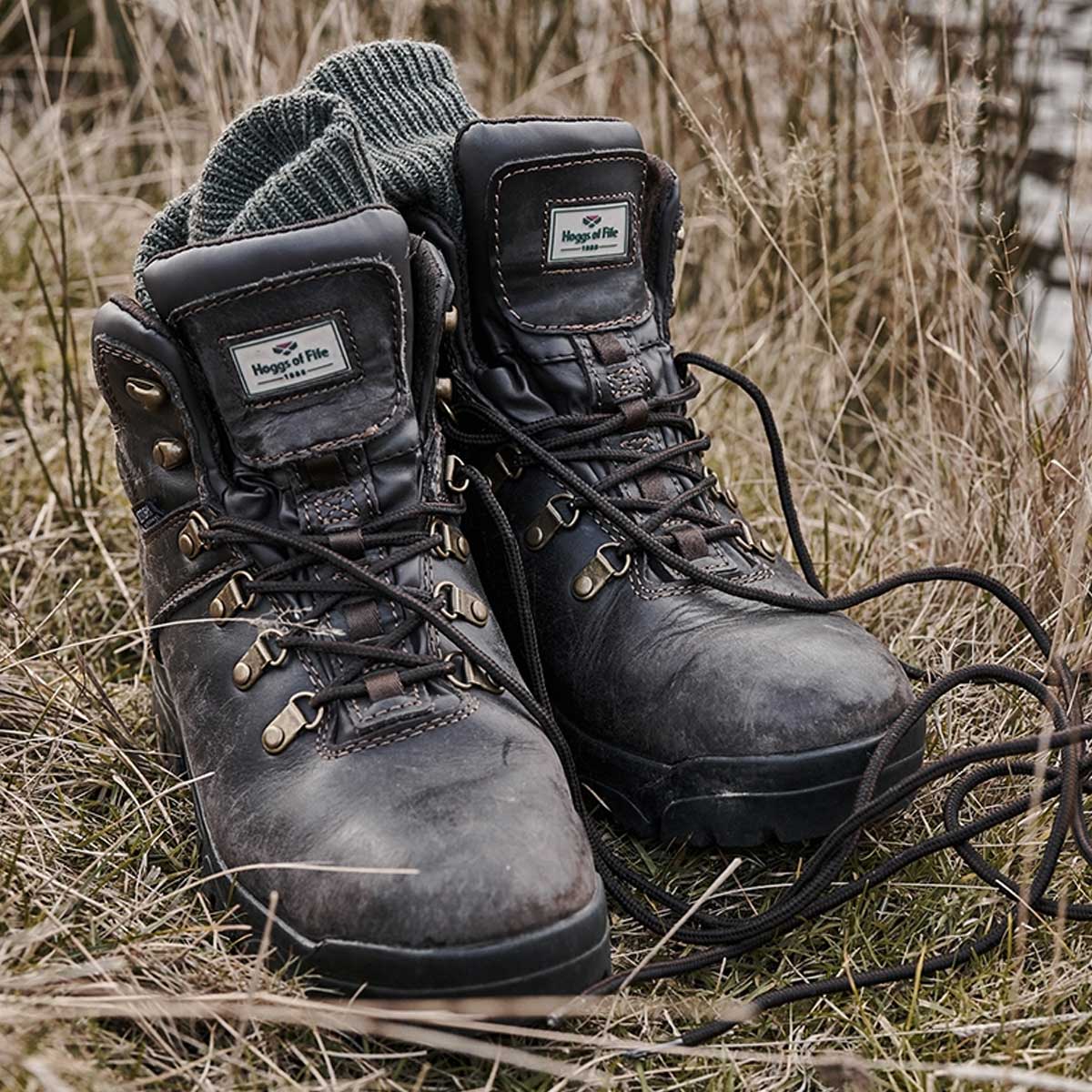 HOGGS OF FIFE Munro Classic W/P Hiking Boot - Crazy Horse Brown