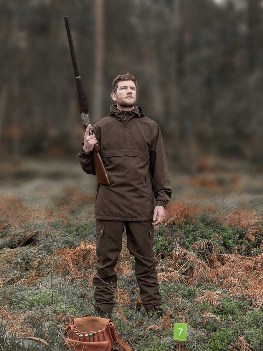 HOGGS OF FIFE Struther Smock Field Jacket - Mens - Dark Green Hoggs of Fife