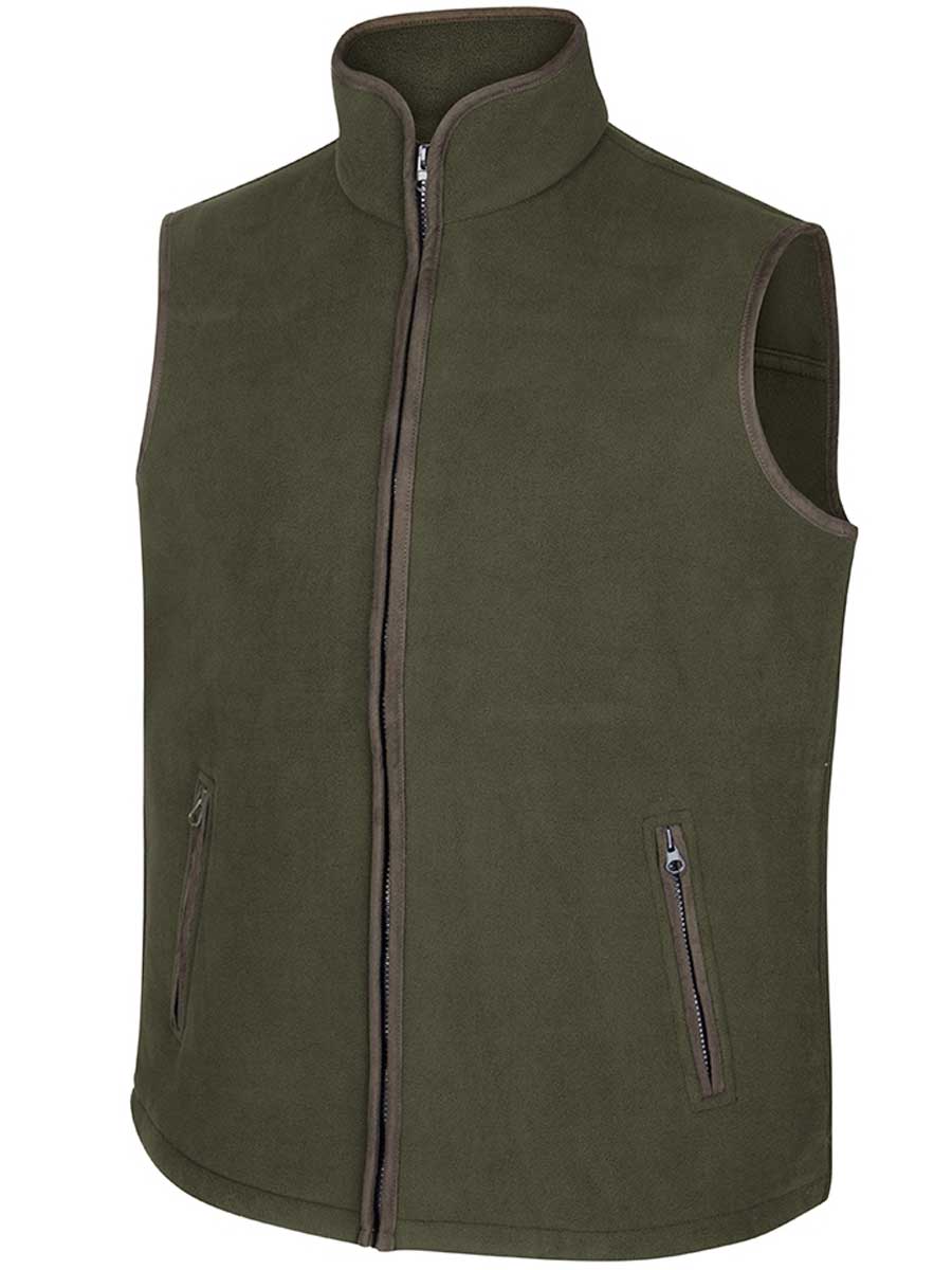 HOGGS OF FIFE Woodhall Fleece Gilet - Green