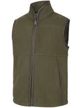 Load image into Gallery viewer, HOGGS OF FIFE Woodhall Junior Fleece Gilet - Green
