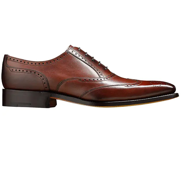 BARKER Johnny Shoes - Mens Brogues - Dark Brown Calf Barker Shoes