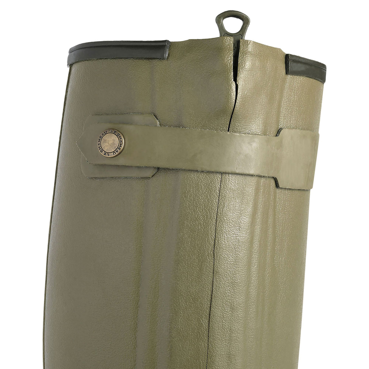 LE CHAMEAU Chasseur Boots - Ladies Leather Lined Full Zip - Iconic Green Le Chameau