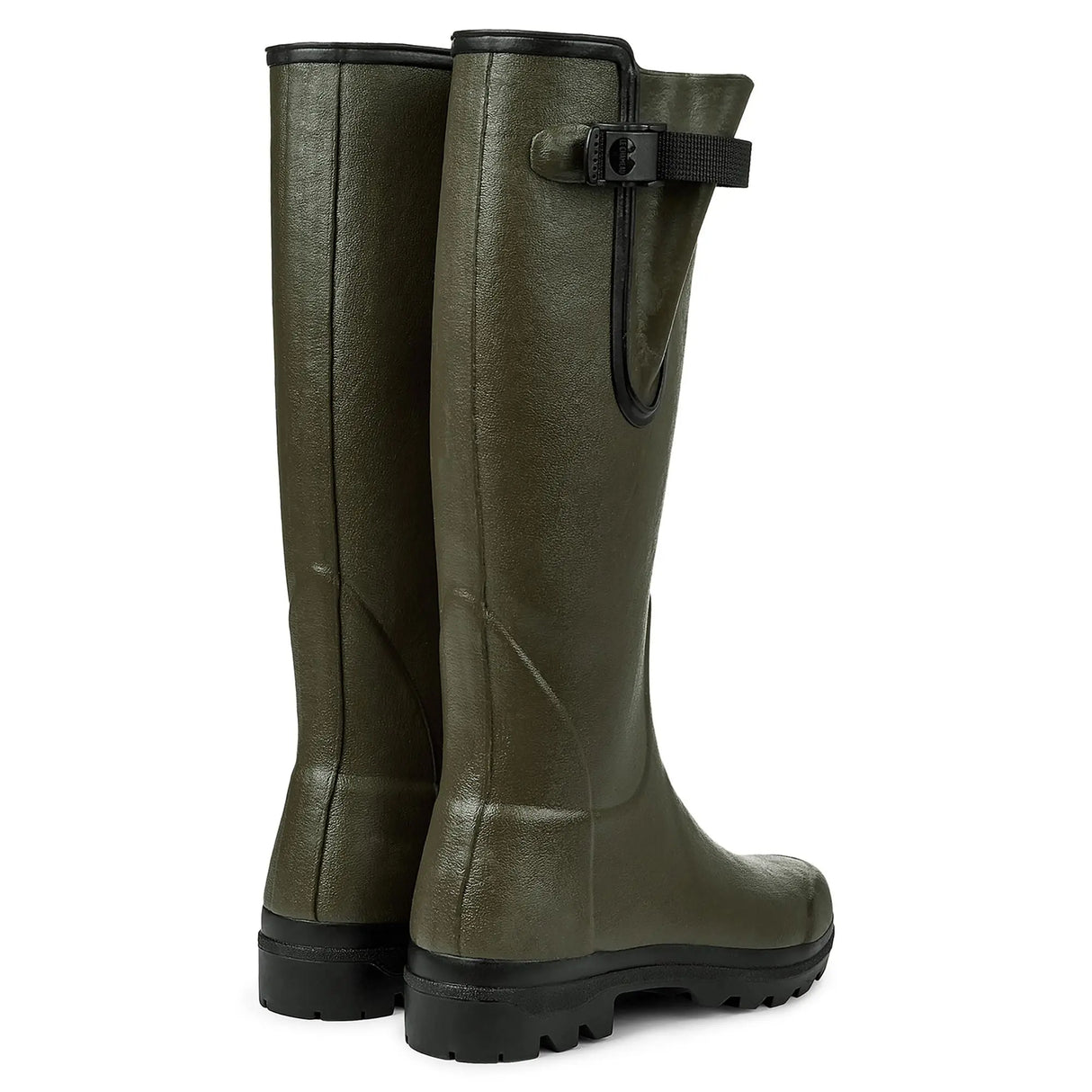 LE CHAMEAU Vierzon Boots - Ladies Jersey Lined - Dark Green Le Chameau