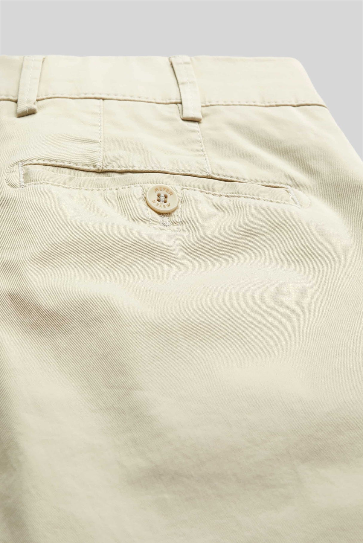MEYER Roma Trousers - 3001 Light-Weight Cotton Chinos - Beige Meyer