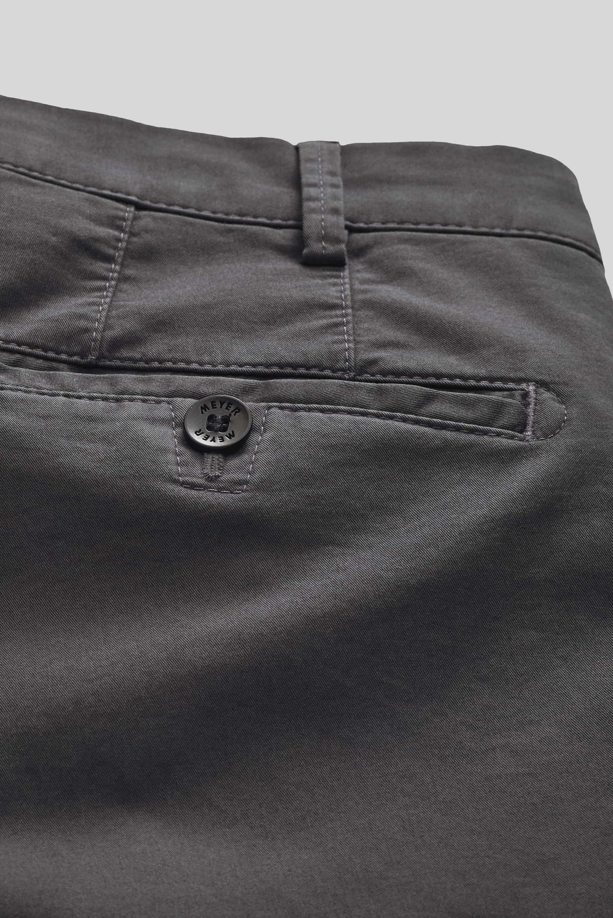 MEYER Roma Trousers - 316 Luxury Cotton Chinos - Charcoal Meyer